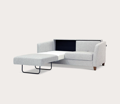 Monika Sofa Sleeper by Luonto, silo, gray, part open