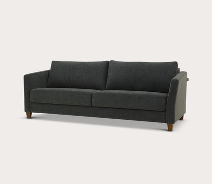 Monika King Sofa Sleeper by Luonto in Charcoal, silo