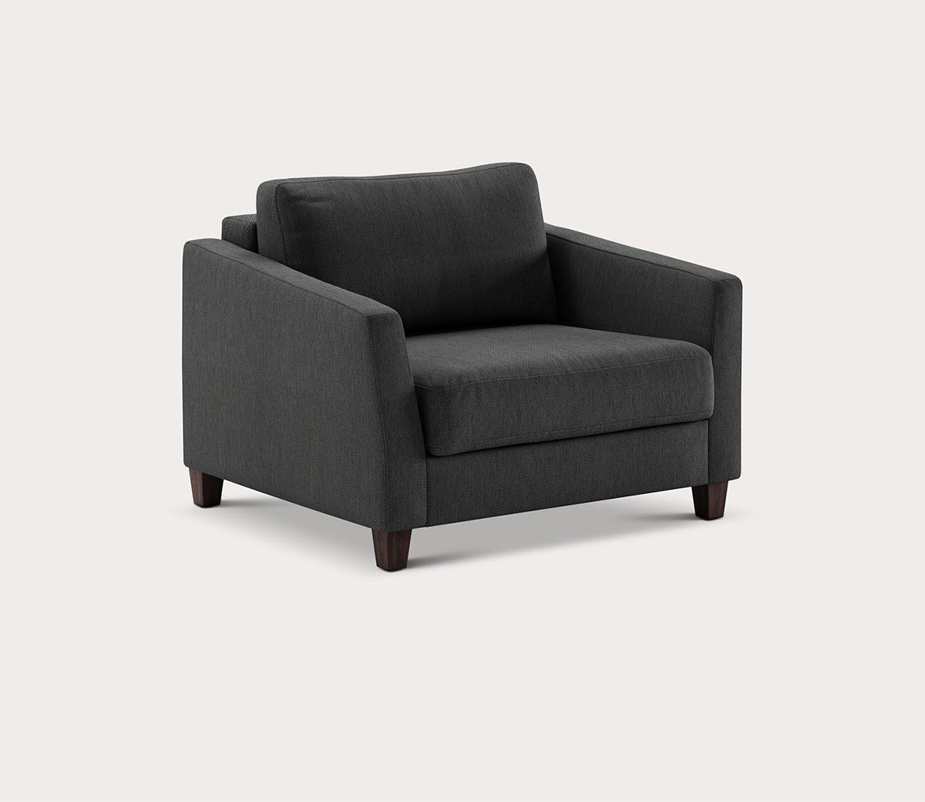 Monika Chair Sleeper by Luonto, charocal