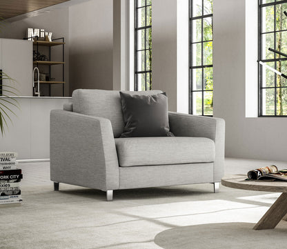 Monika Chair Sleeper by Luonto in gray