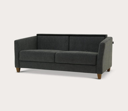 Monika Queen Sofa Sleeper by Luonto, charcoal, part open
