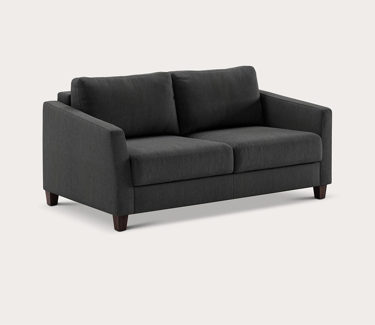 Monika queen sofa Sleeper by Luonto, Charcoal