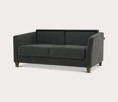 Monika Sofa Sleeper by Luonto, CHARCOAL, PART OPEN