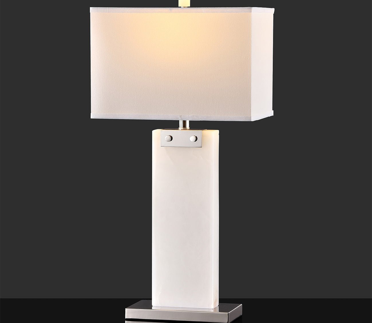 Morgen Alabaster Table Lamp by Safavieh