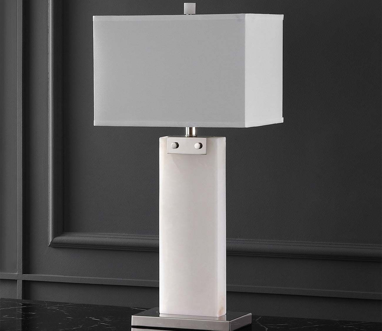 Morgen Alabaster Table Lamp by Safavieh