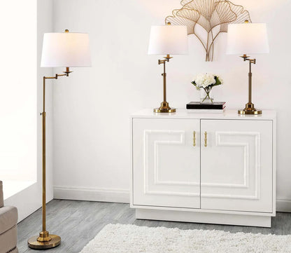 Nadia Gold Floor Lamp by Safavieh