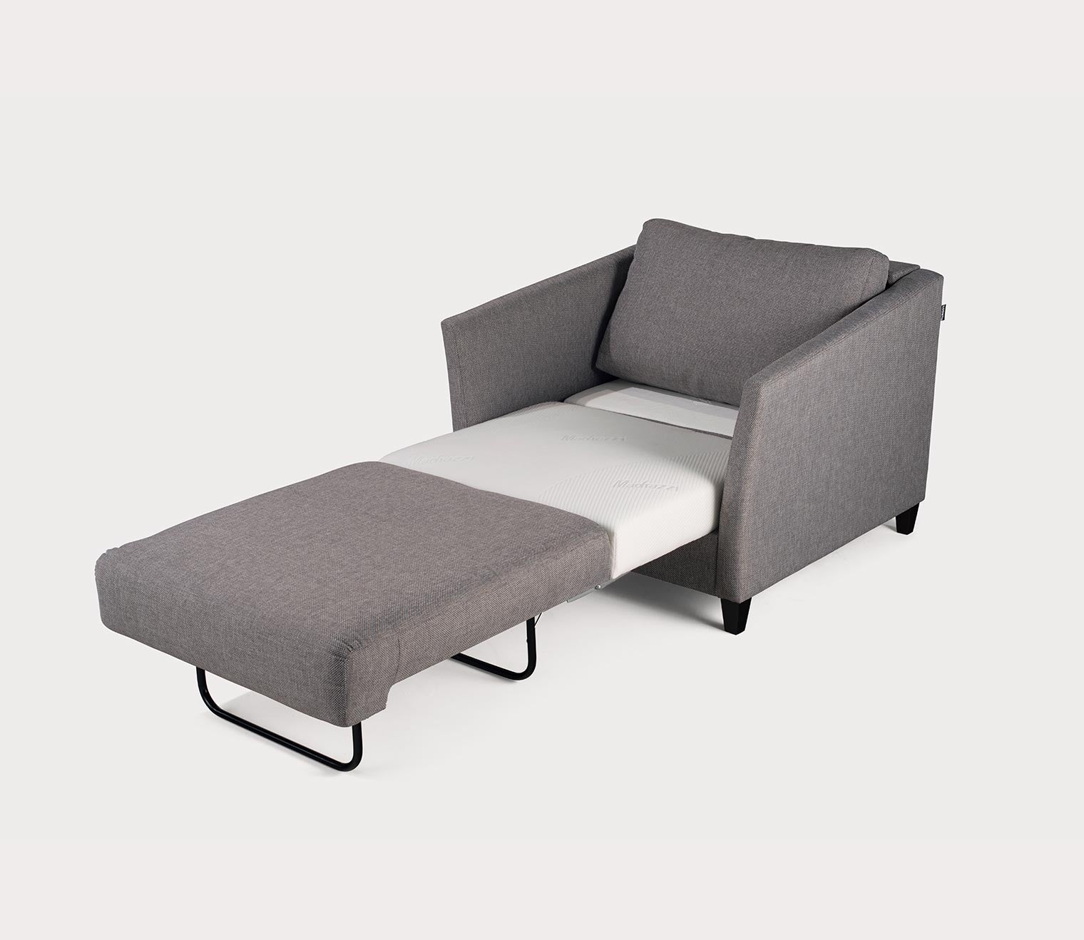 Naples Sleeper Chair, gray open