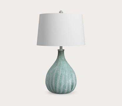 Nassau Glass Table Lamp by Bassett Mirror