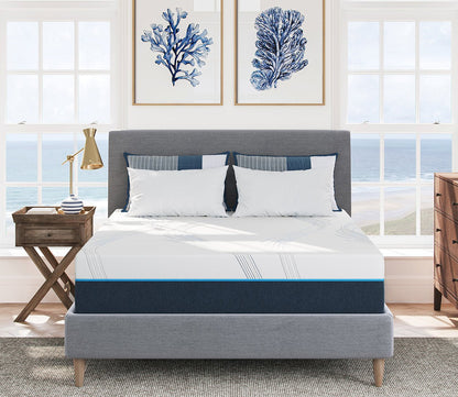 Nautica Reflect 12'' Medium Firm Memory Foam Mattress by Nautica
