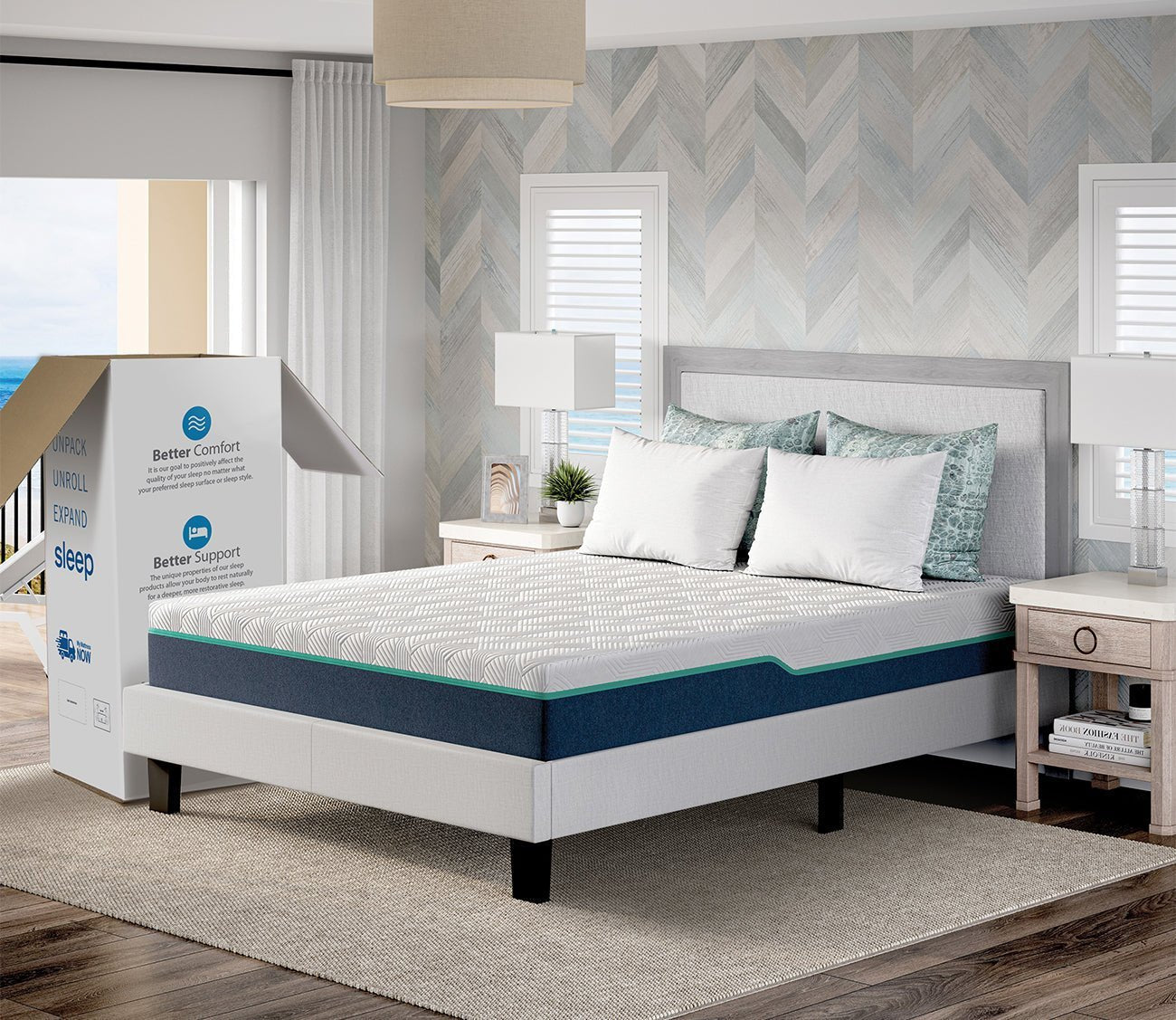 Nautica Soothe 10'' Firm Memory Foam Mattress by Nautica