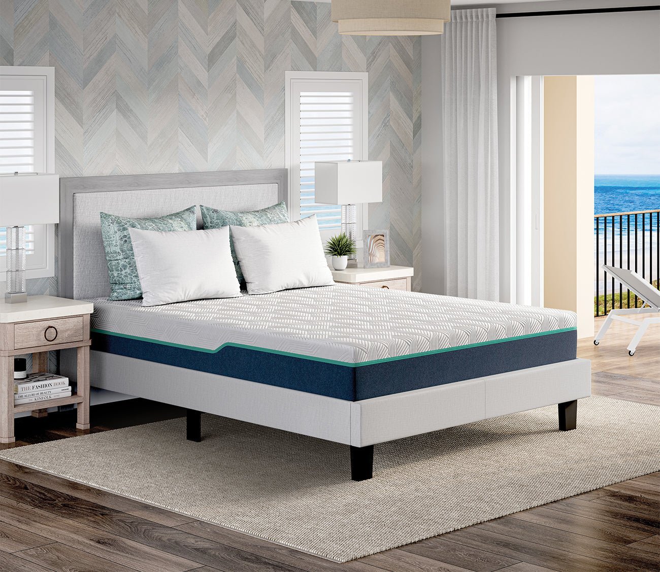 Nautica Soothe 10'' Firm Memory Foam Mattress by Nautica