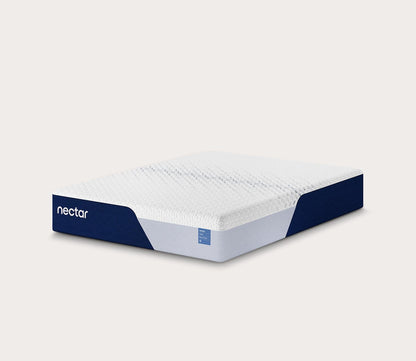 Silo image of Nectar 5.0 Classic Memory Foam Mattress on a white background.