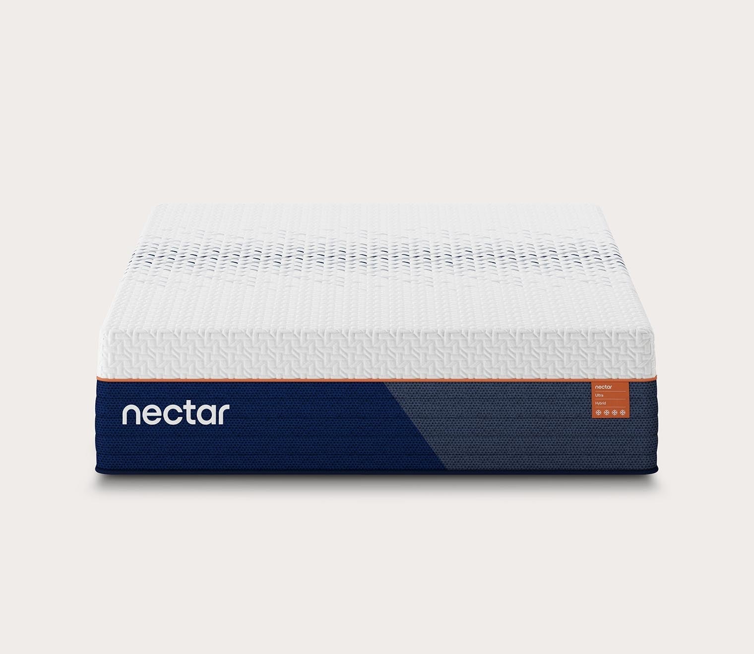 Head-on silo view of Nectar 5.0 Ultra Hybrid Mattress by Nectar.