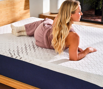Woman relaxing on Nectar 5.1 Premier Memory Foam Mattress by Nectar