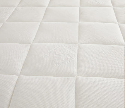Night Song Bamboo Blend Mattress Pad by City Mattress, close up of quilted pad
