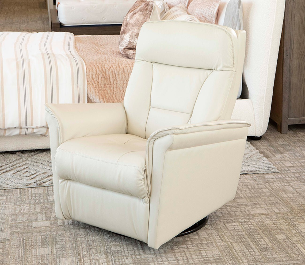 Palliser Stonegate II White Recliner by Palliser