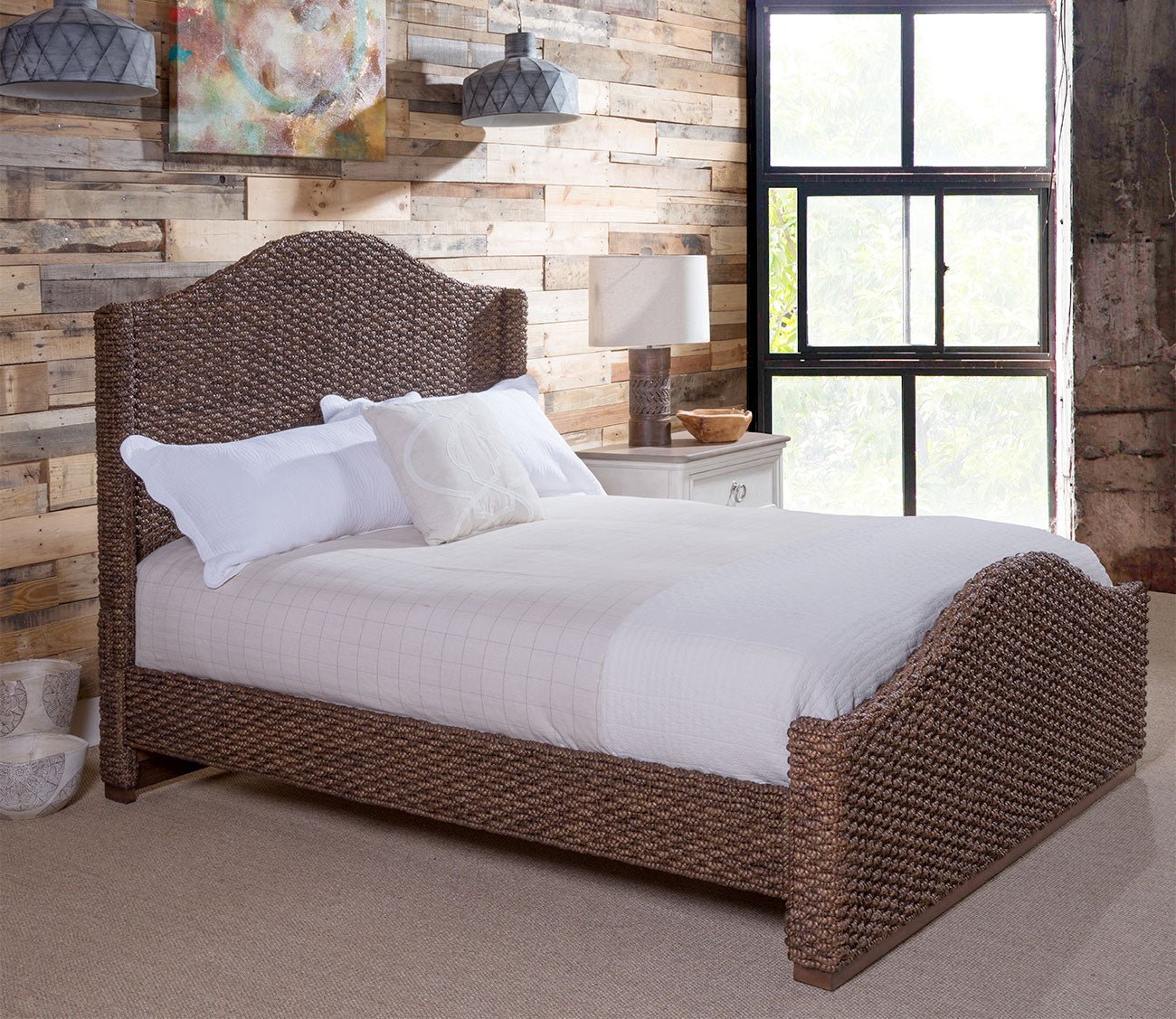 Palmetto Home Braided Sheltered Woven Bed by Palmetto Home