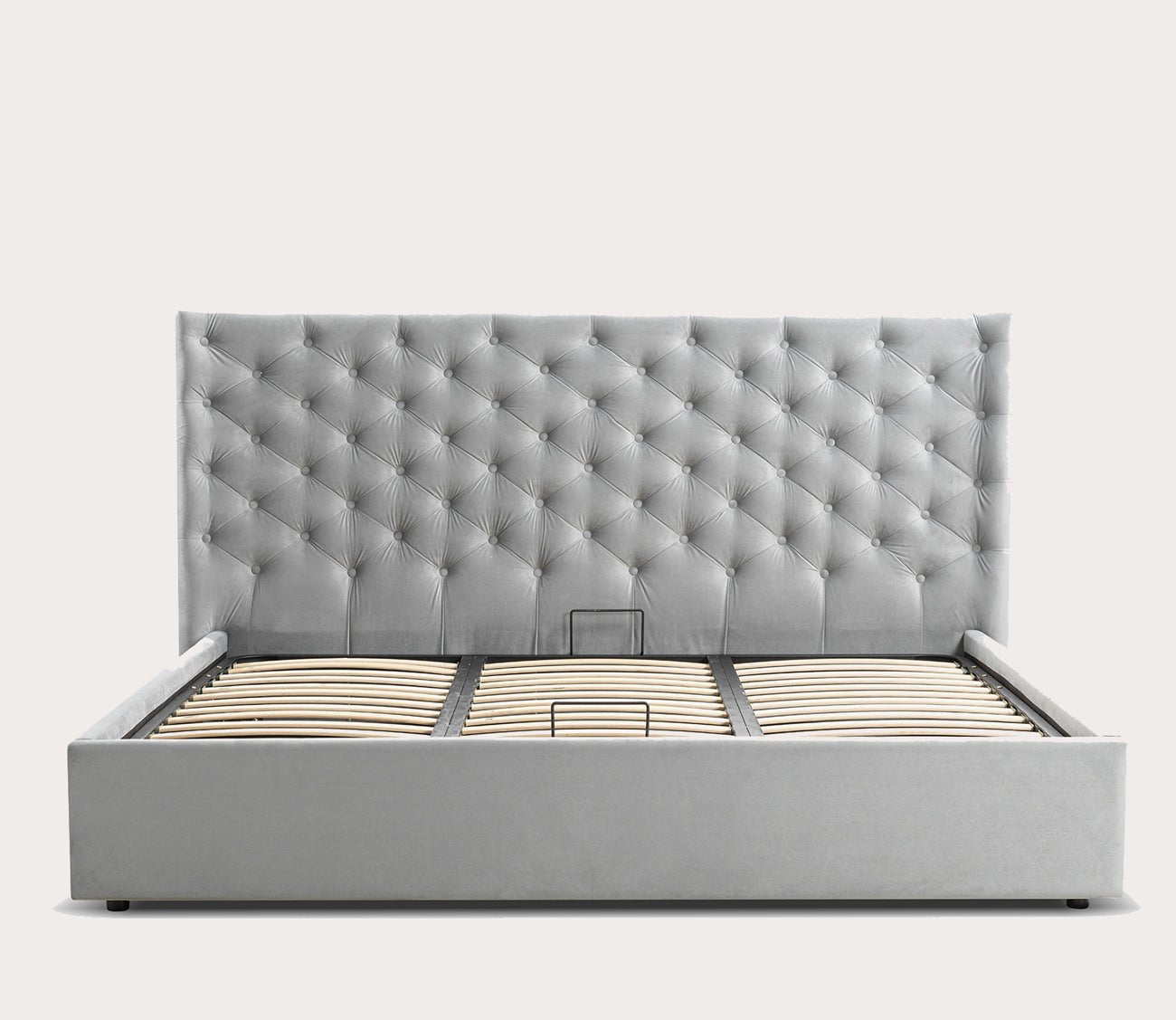 Parker Tufted Velvet Upholstered Storage Bed by Casa Bianca - silo