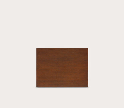 Patty 2-Drawer Nightstand by Safavieh - walnut back view