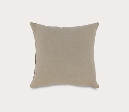 Porter Black Ivory Throw Pillow by Villa by Classic Home