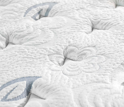 Zoomed-in view of PranaSleep Asha Luxe Pro 3.0 Medium Mattress