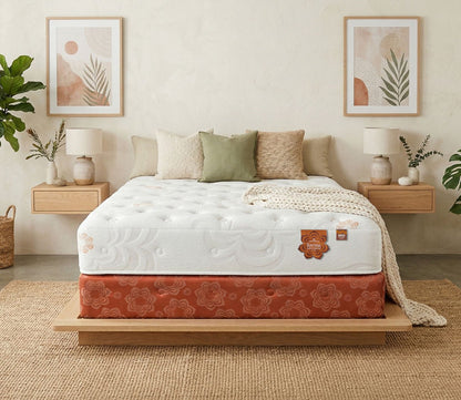 PranaSleep Karma Select Hybrid Super Cush Mattress in a lifestyle setting