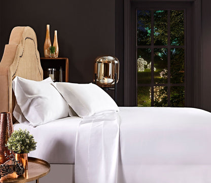 PranaSleep Maderia Lyocell White Pillowcase Set of 2 by PranaSleep