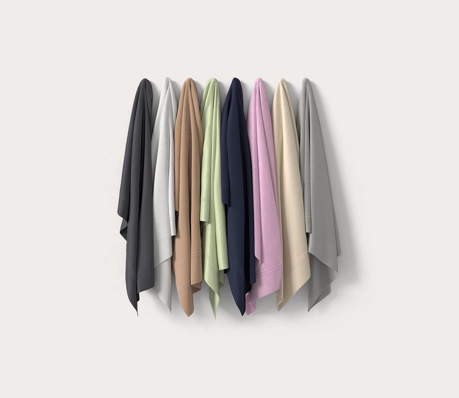Premium Bamboo Sheet Set by PureCare, color assortment