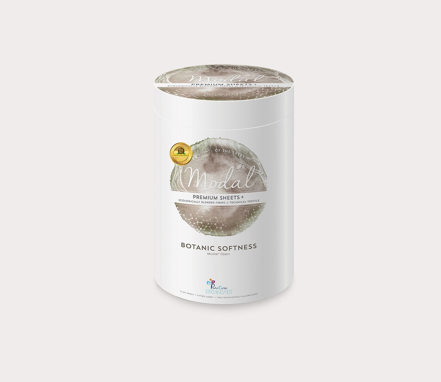 Premium Modal Sheet Set by PureCare, packaging