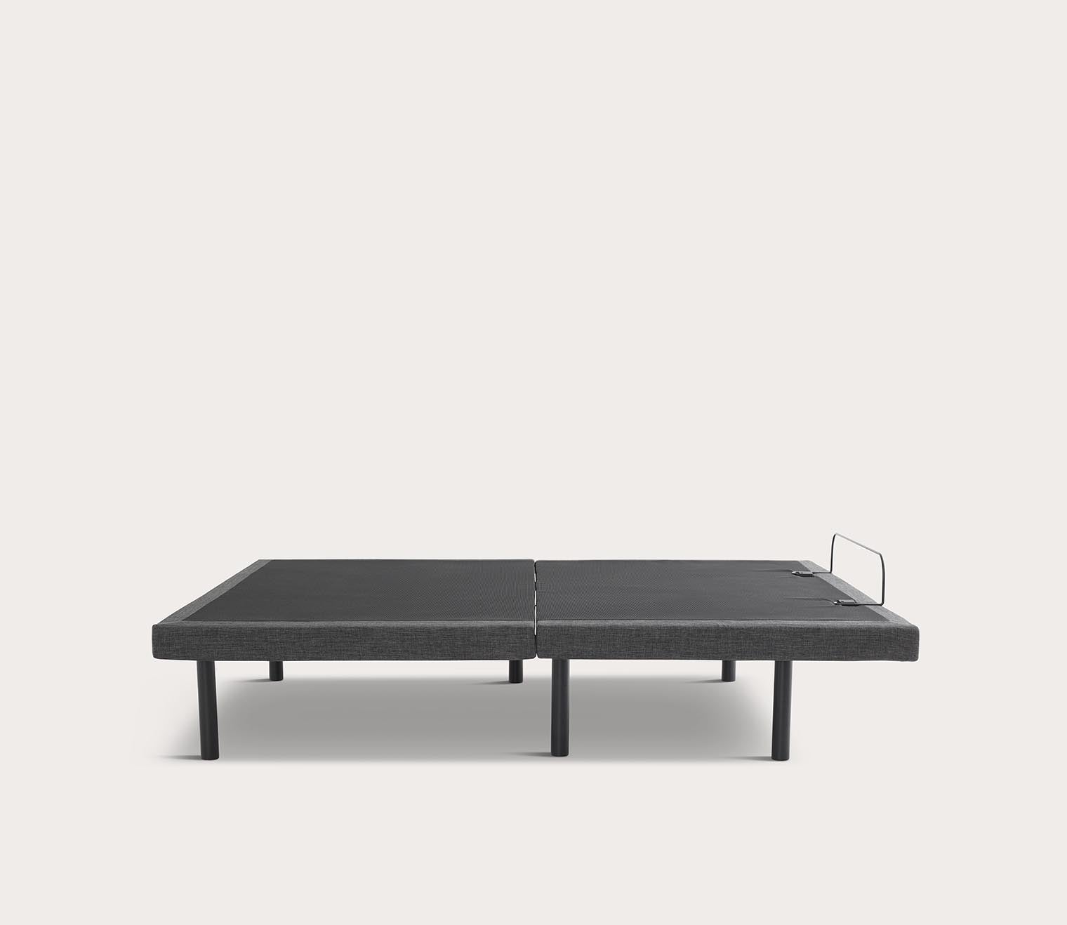 S3000 Adjustable Bed Base by Sleeptone, silo, side angle, flat