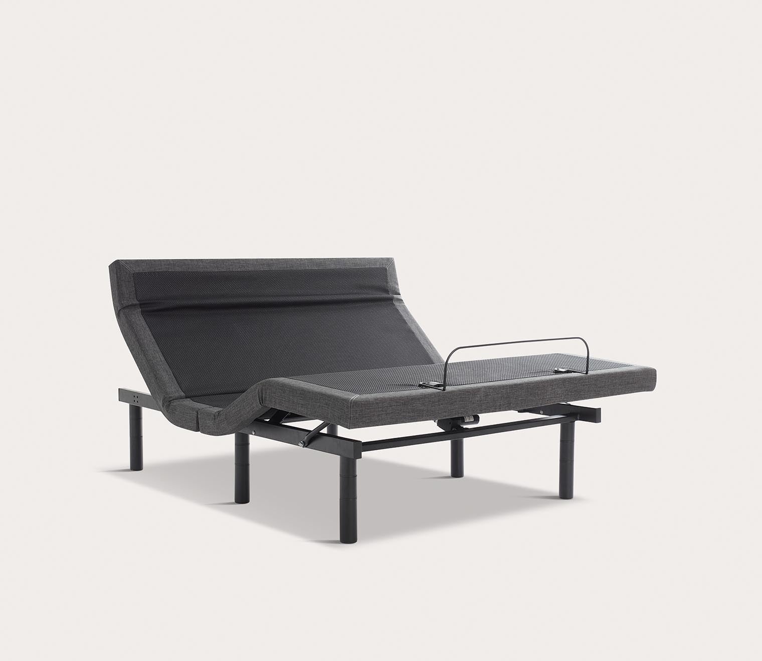 S5000 Adjustable Bed Base by Sleeptone, silo, head and legs elevated