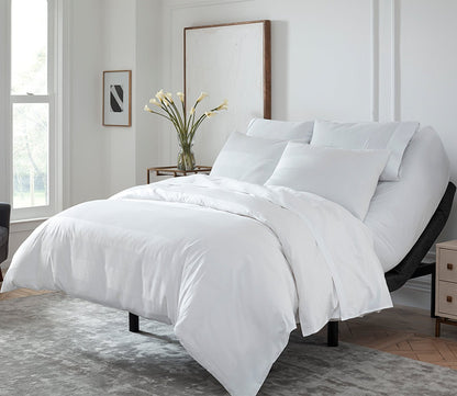 S5000 Adjustable Bed Base by Sleeptone in roomscene with dressed bed