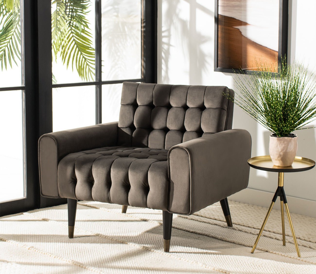 Safavieh Amaris Tufted Accent Chair by Safavieh