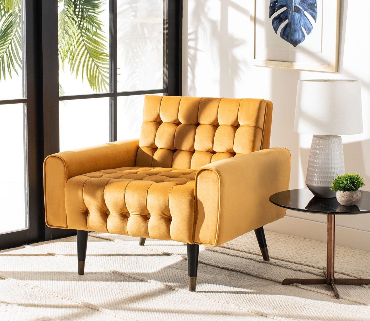 Safavieh Amaris Tufted Accent Chair by Safavieh