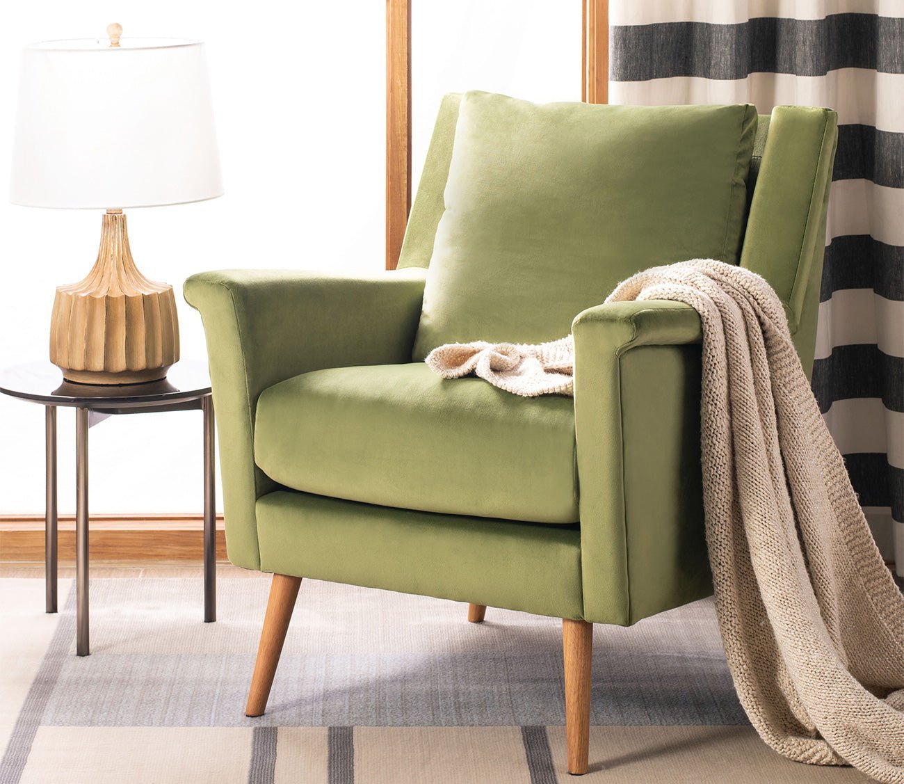 Safavieh Astrid Mid Century Armchair by Safavieh