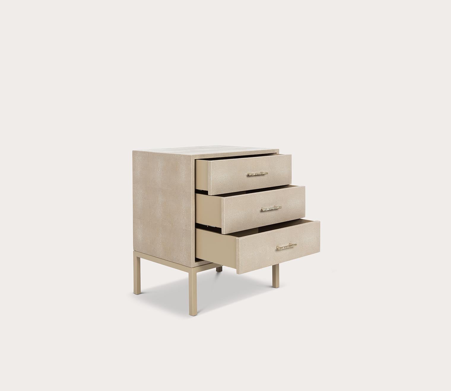 Safavieh Camden Faux Shagreen Nightstand by Safavieh