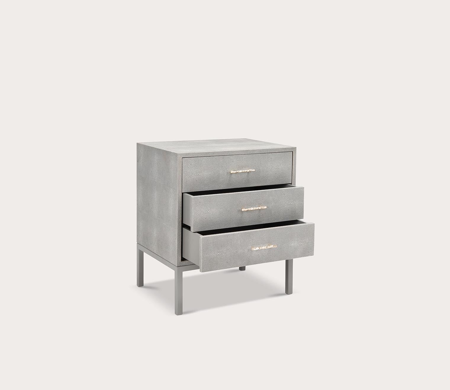 Safavieh Camden Faux Shagreen Nightstand by Safavieh