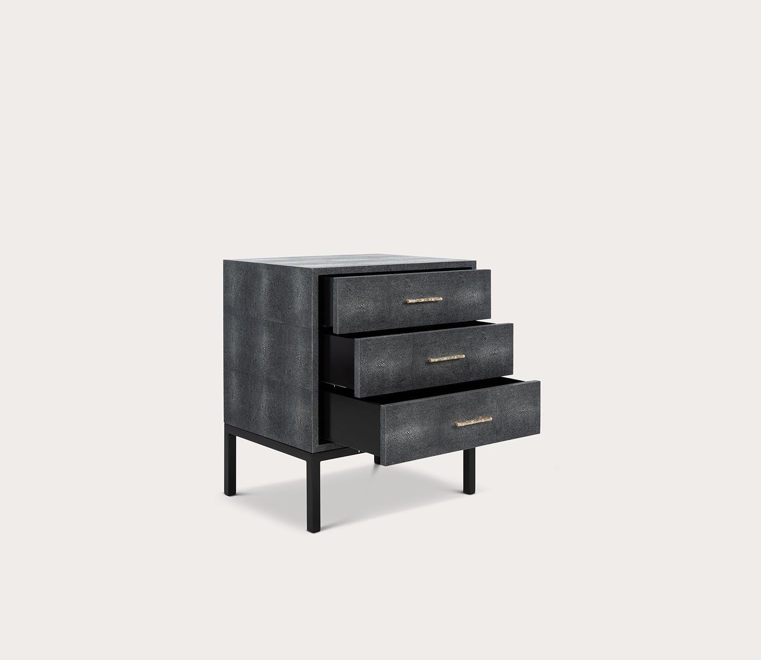 Safavieh Camden Faux Shagreen Nightstand by Safavieh