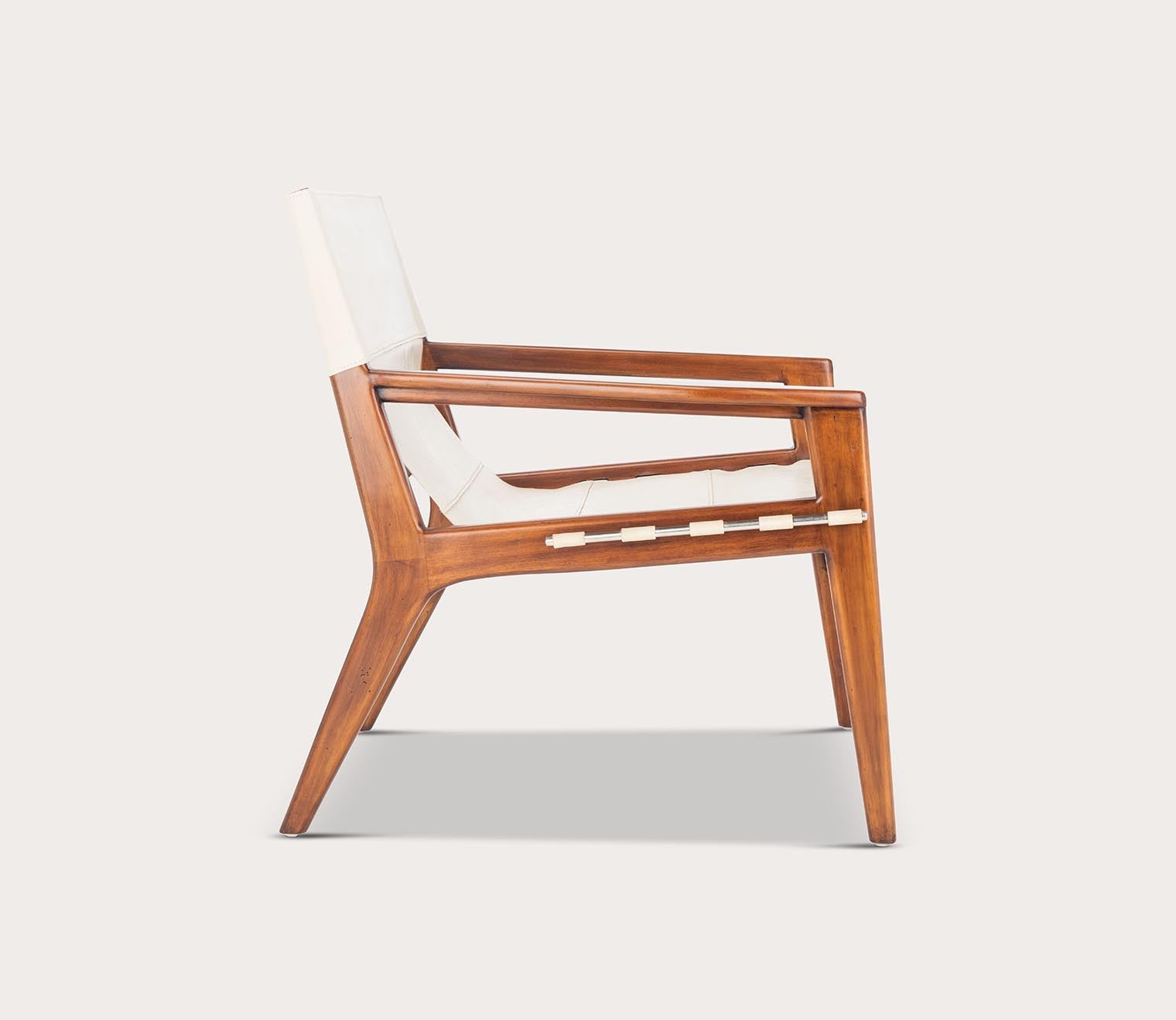 Safavieh Culkin Leather Sling Chair by Safavieh