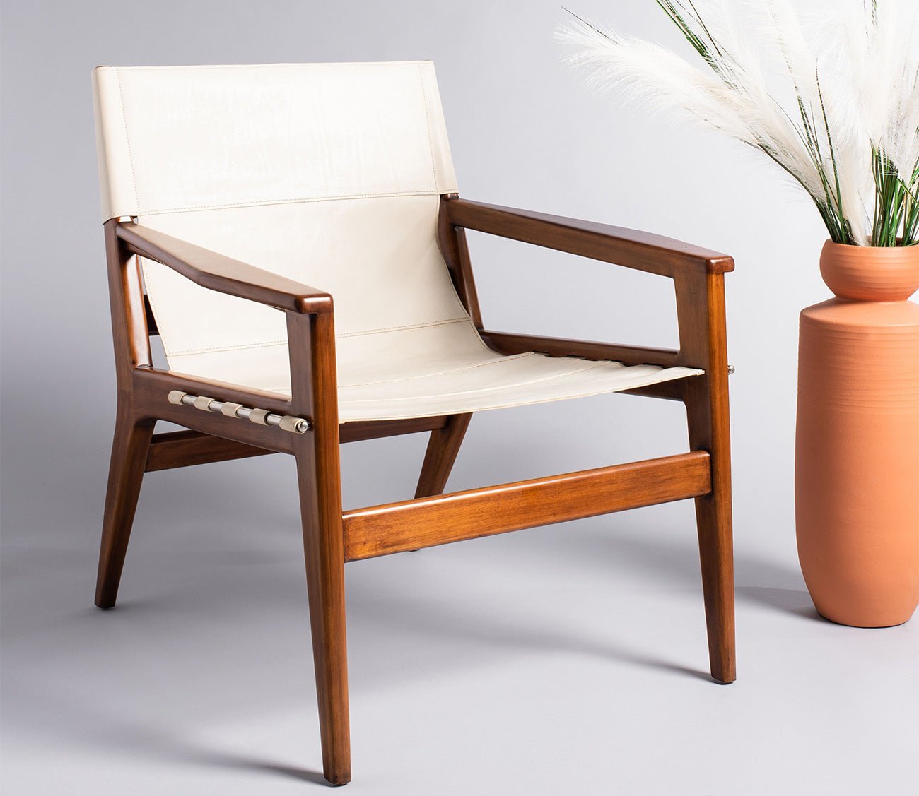 Safavieh Culkin Leather Sling Chair by Safavieh