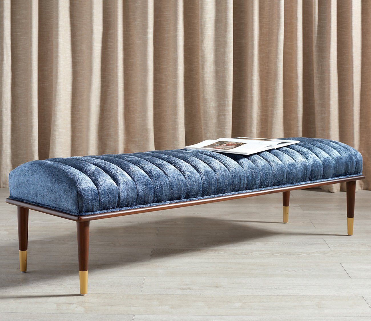 Safavieh Flannery Mid - Century Bench by Safavieh