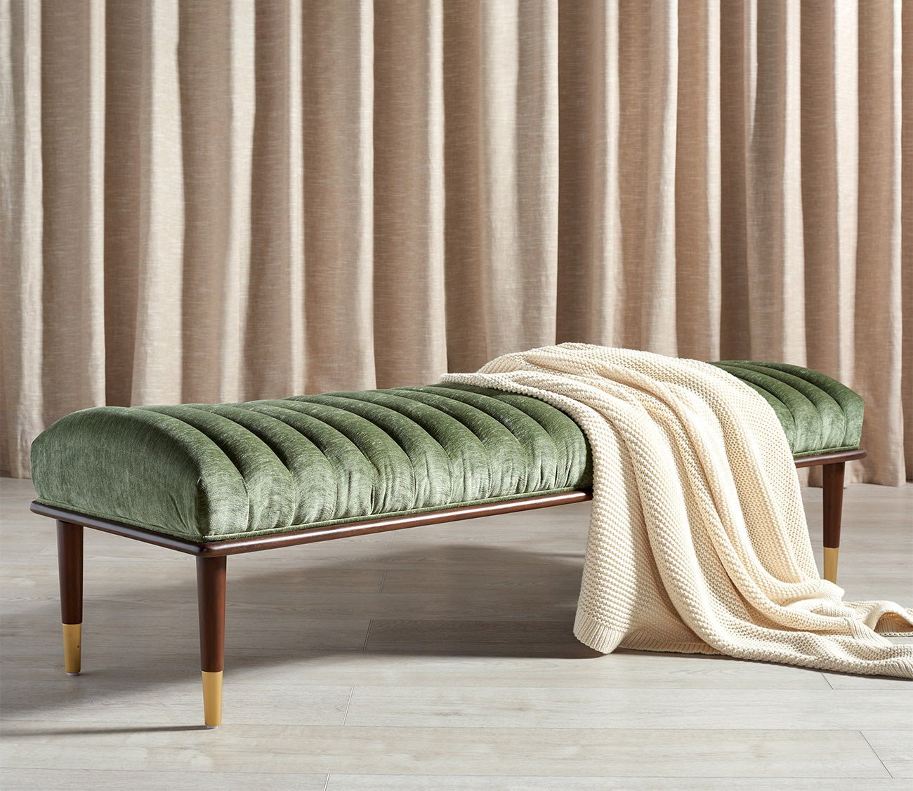 Safavieh Flannery Mid - Century Bench by Safavieh