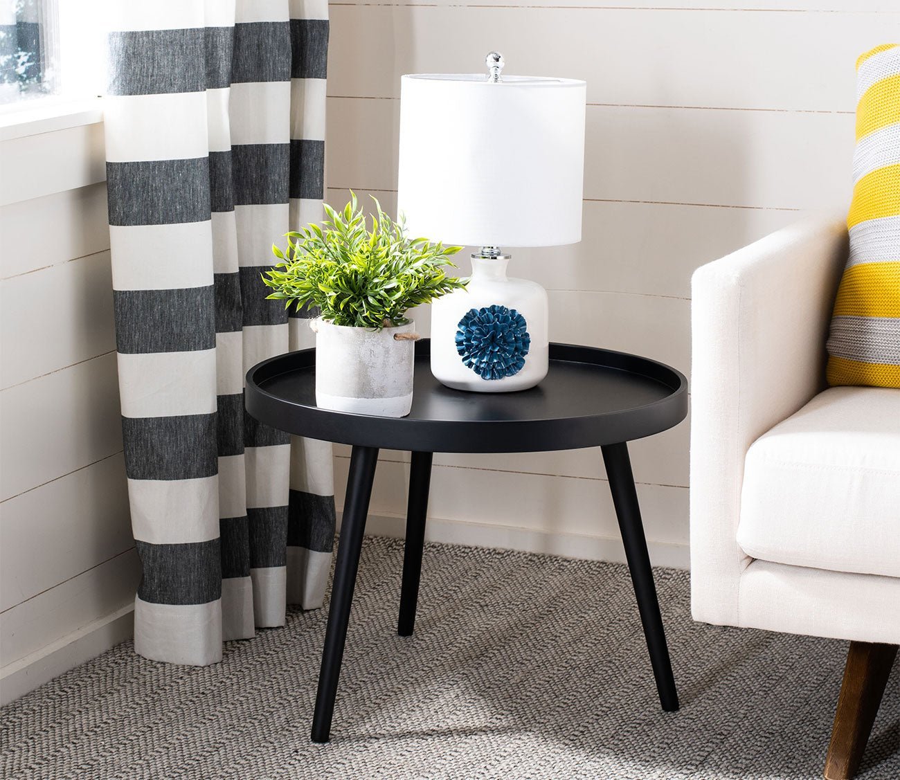 Safavieh Fritz Round Tray Side Table