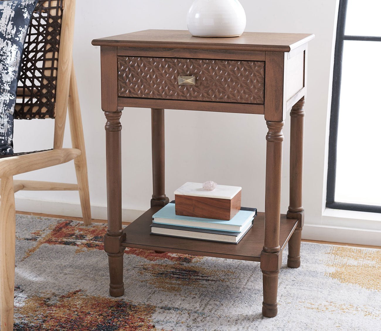 Safavieh Halton 1 - Drawer Accent Table by Safavieh