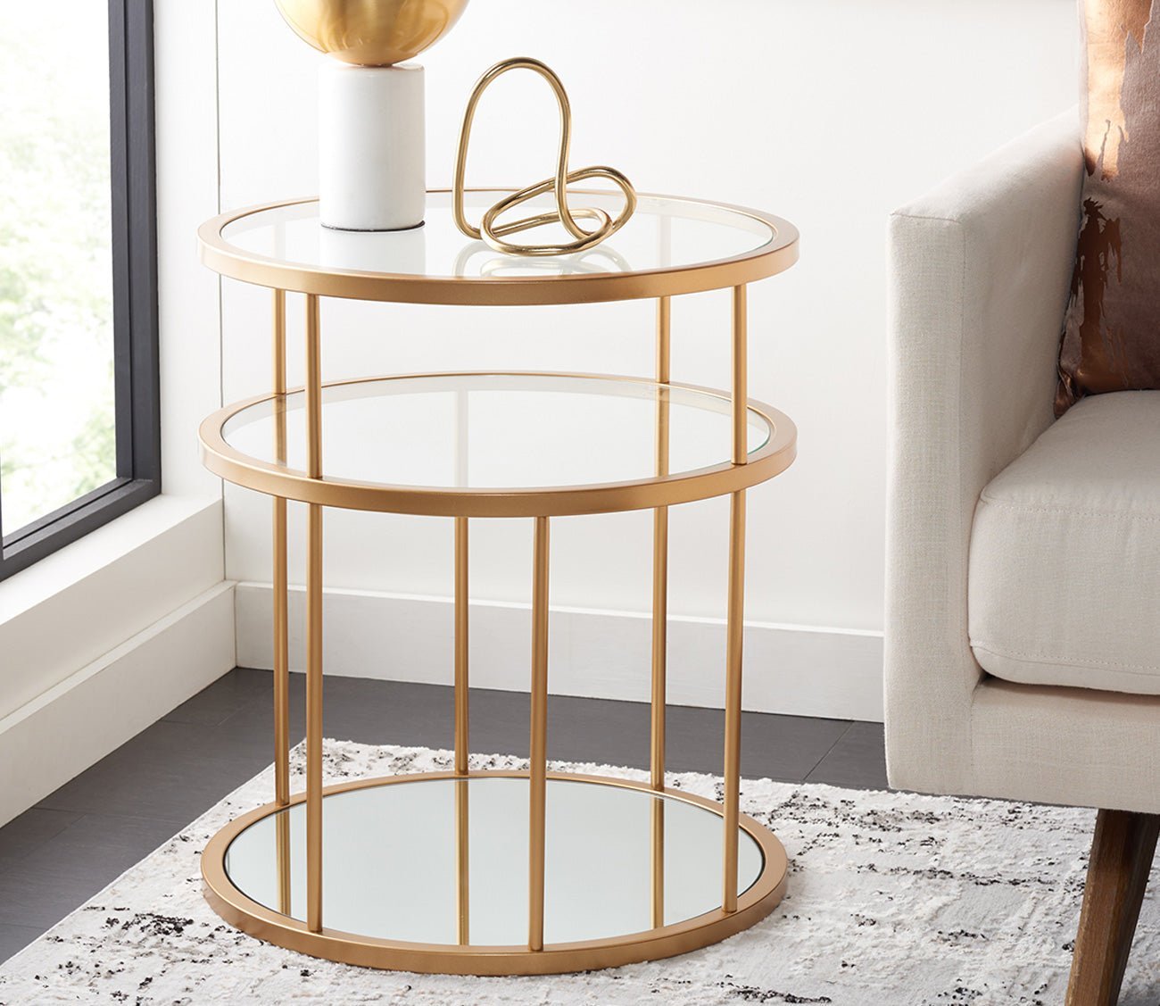 Layta 3-Shelf Accent Table
