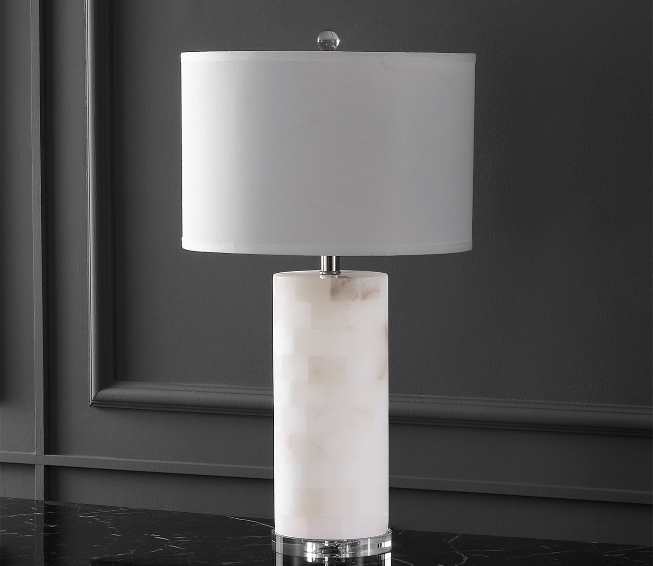 Safavieh Massey Round Alabaster Table Lamp by Safavieh