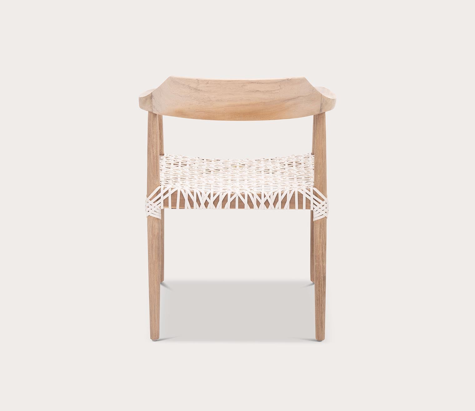 Safavieh Munro Leather Woven Accent Chair by Safavieh