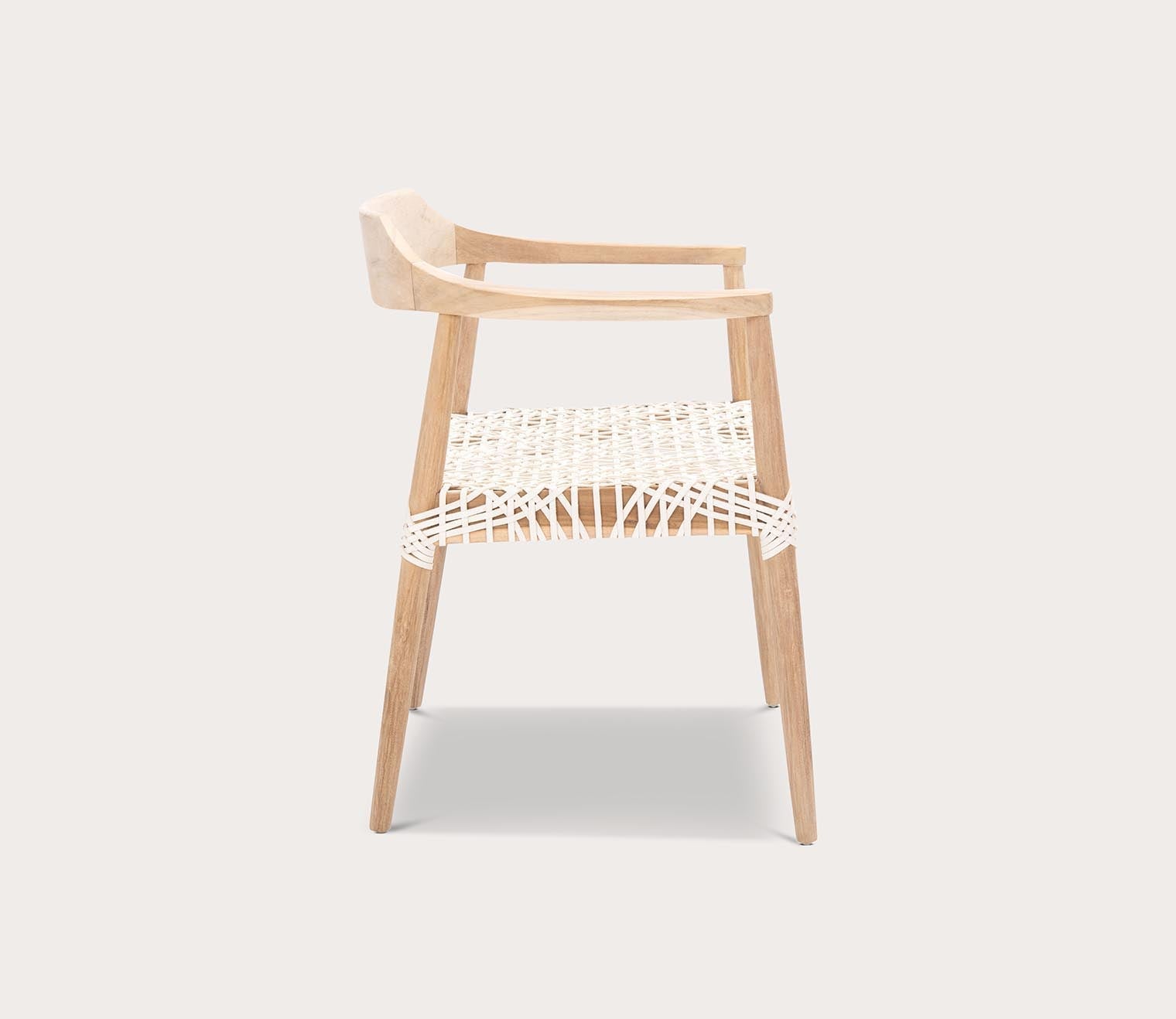 Safavieh Munro Leather Woven Accent Chair by Safavieh