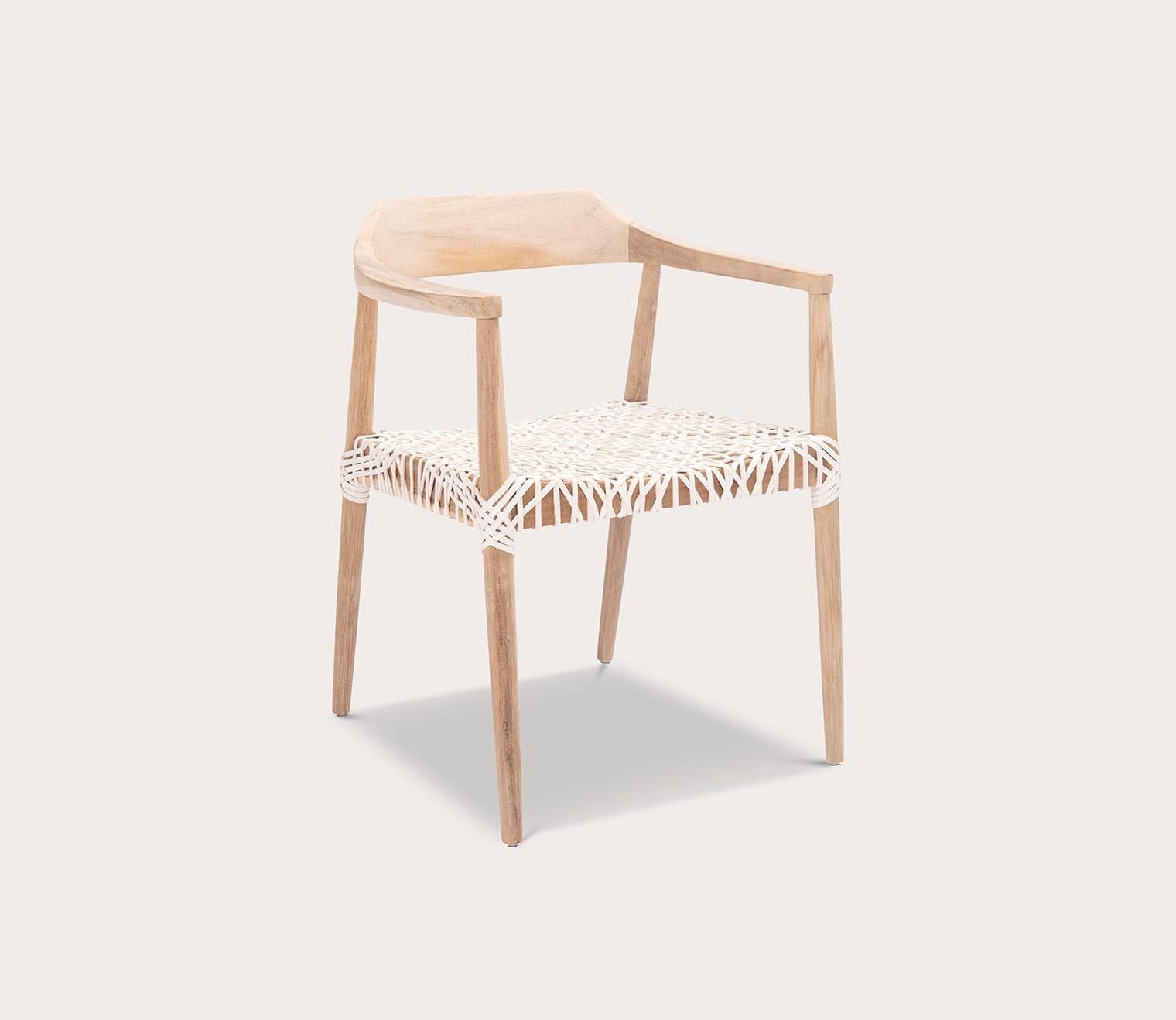 Safavieh Munro Leather Woven Accent Chair by Safavieh