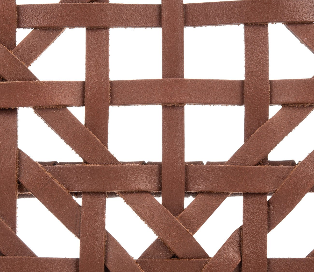 Safavieh Munro Leather Woven Accent Chair by Safavieh
